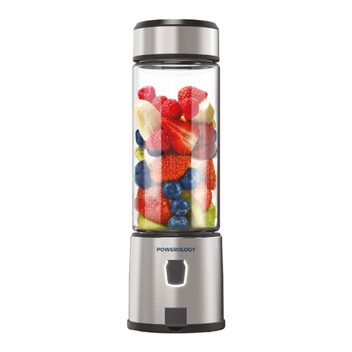 مخلوط کن (شیکر) پاورولوژی مدل Powerology 6-Blades Portable Juicer And Blender P6BPJBK